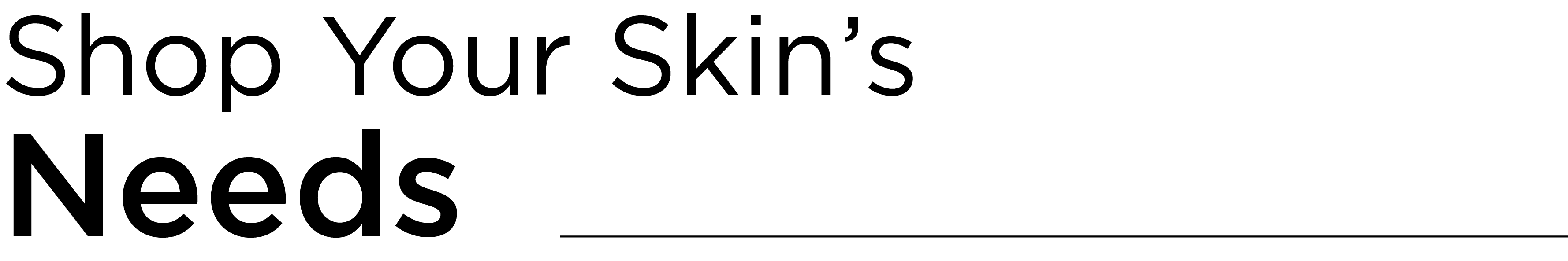 Shop Your Skin's  Needs