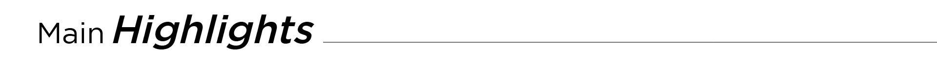 Main Highlight Title